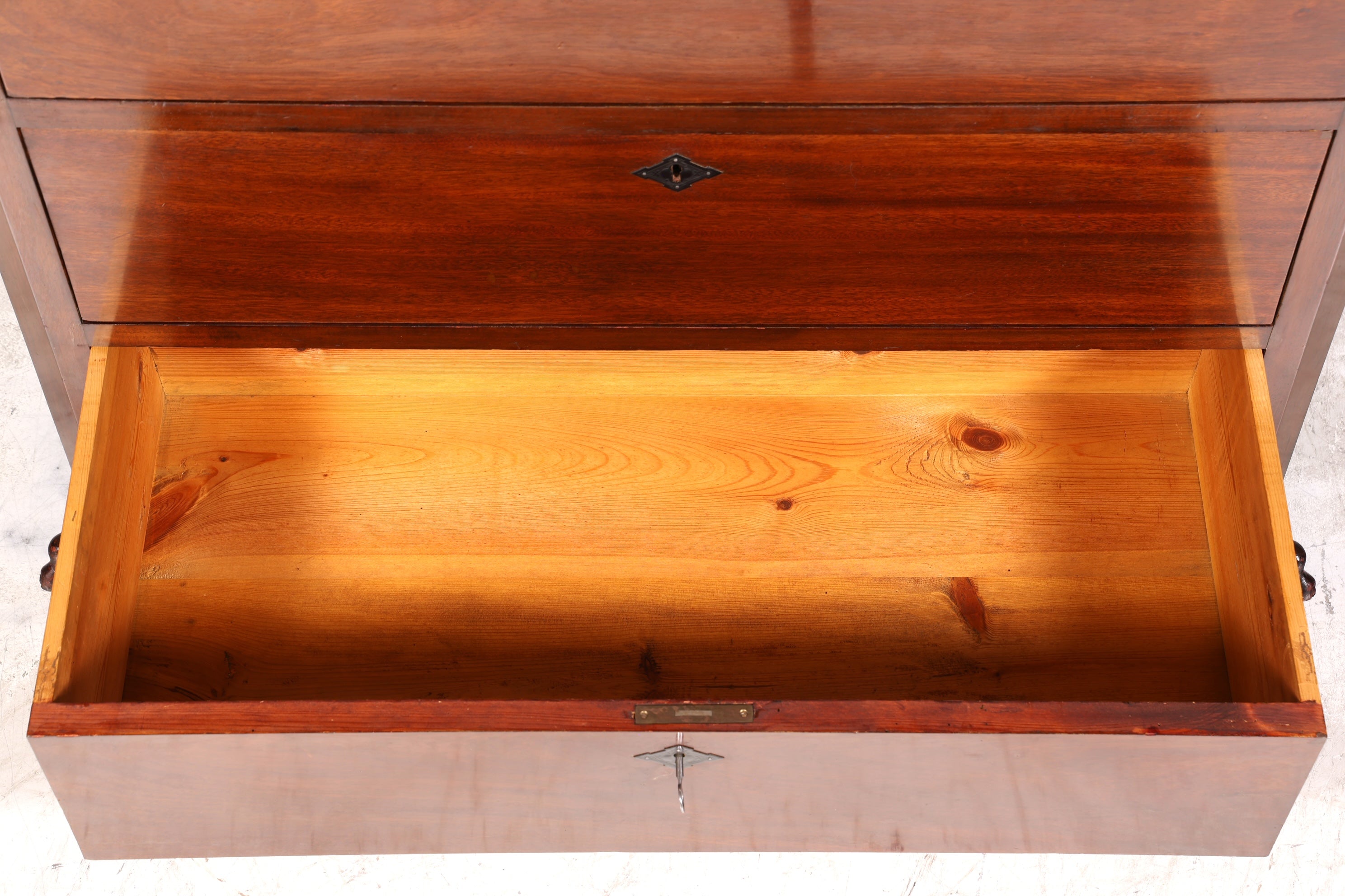 Traumhafter Louis Philippe Sekretär Vertiko Biedermeier Kommode Schubladenkommode