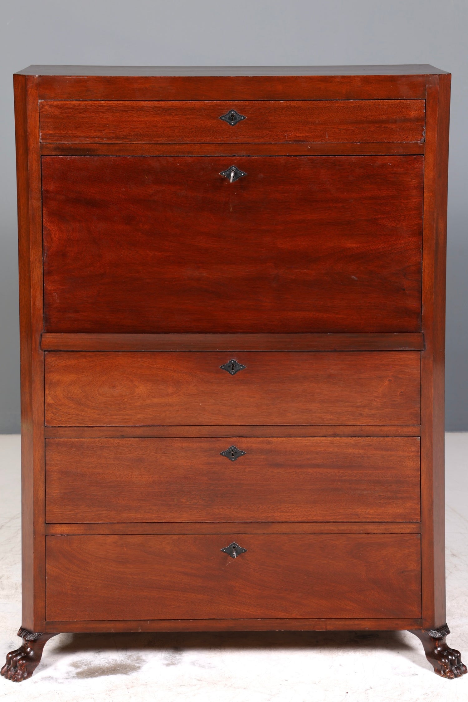 Traumhafter Louis Philippe Sekretär Vertiko Biedermeier Kommode Schubladenkommode