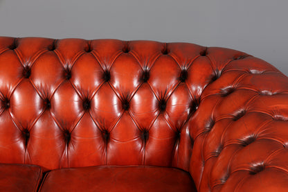 Traumhaftes Original Chesterfield Sofa 2-Sitzer UK Couch England Polstersofa