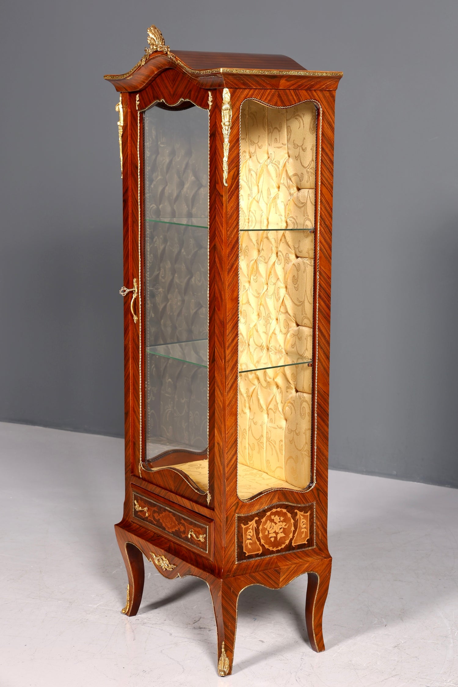 Fantastic baroque style display cabinet, antique style collector&