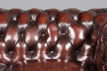 Wunderschönes Original Chesterfield Sofa 2-Sitzer Couch England Polstersofa