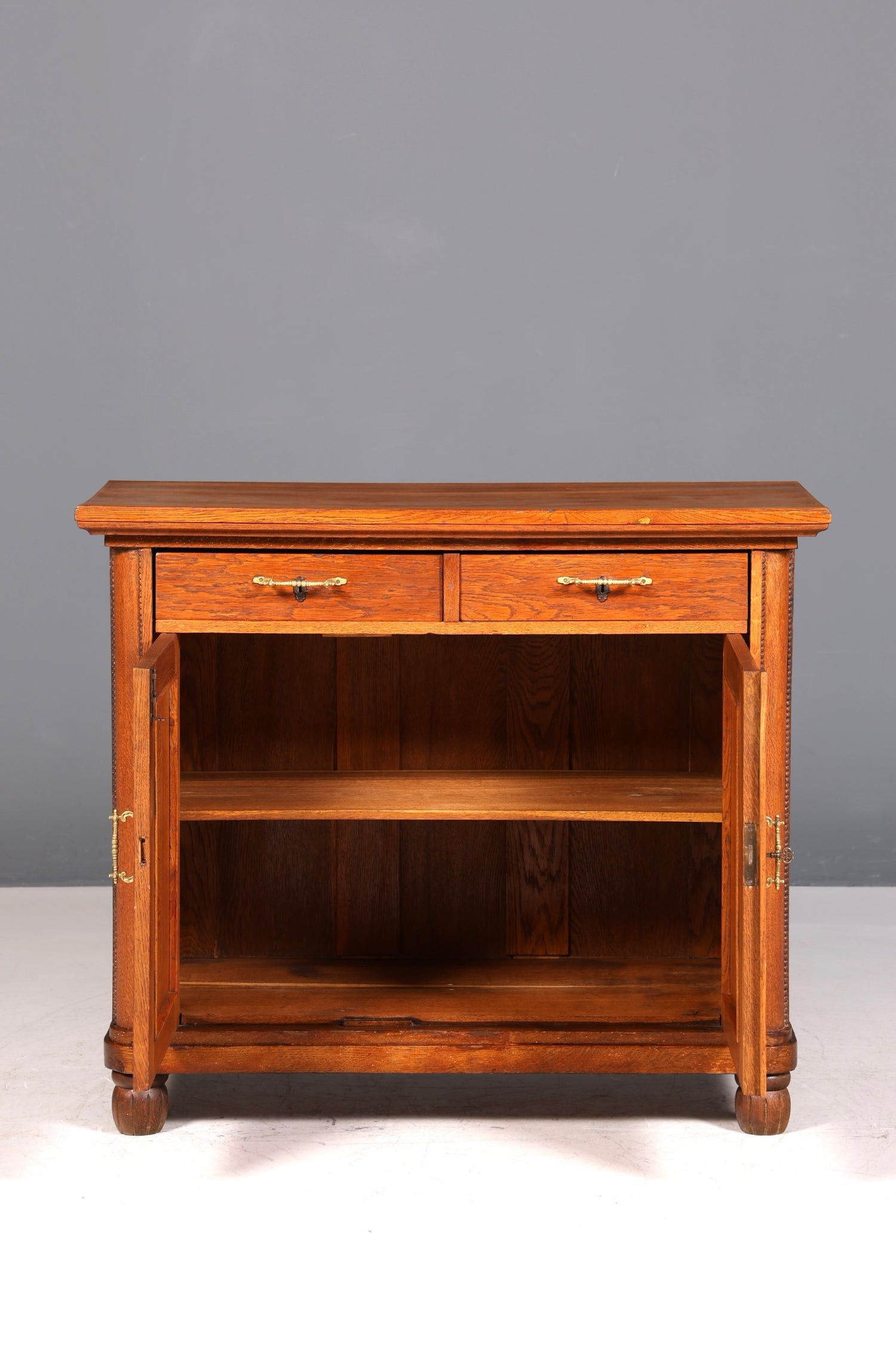 Wunderschöne Jugendstil Kommode Sideboard Eiche Antik Schrank Gründerzeit Flur Kommode