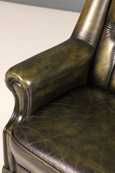 Wunderschönes Original Chesterfield Sofa 3- Sitzer echt Leder Couch Englisch