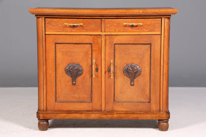 Wunderschöne Jugendstil Kommode Sideboard Eiche Antik Schrank Gründerzeit Flur Kommode