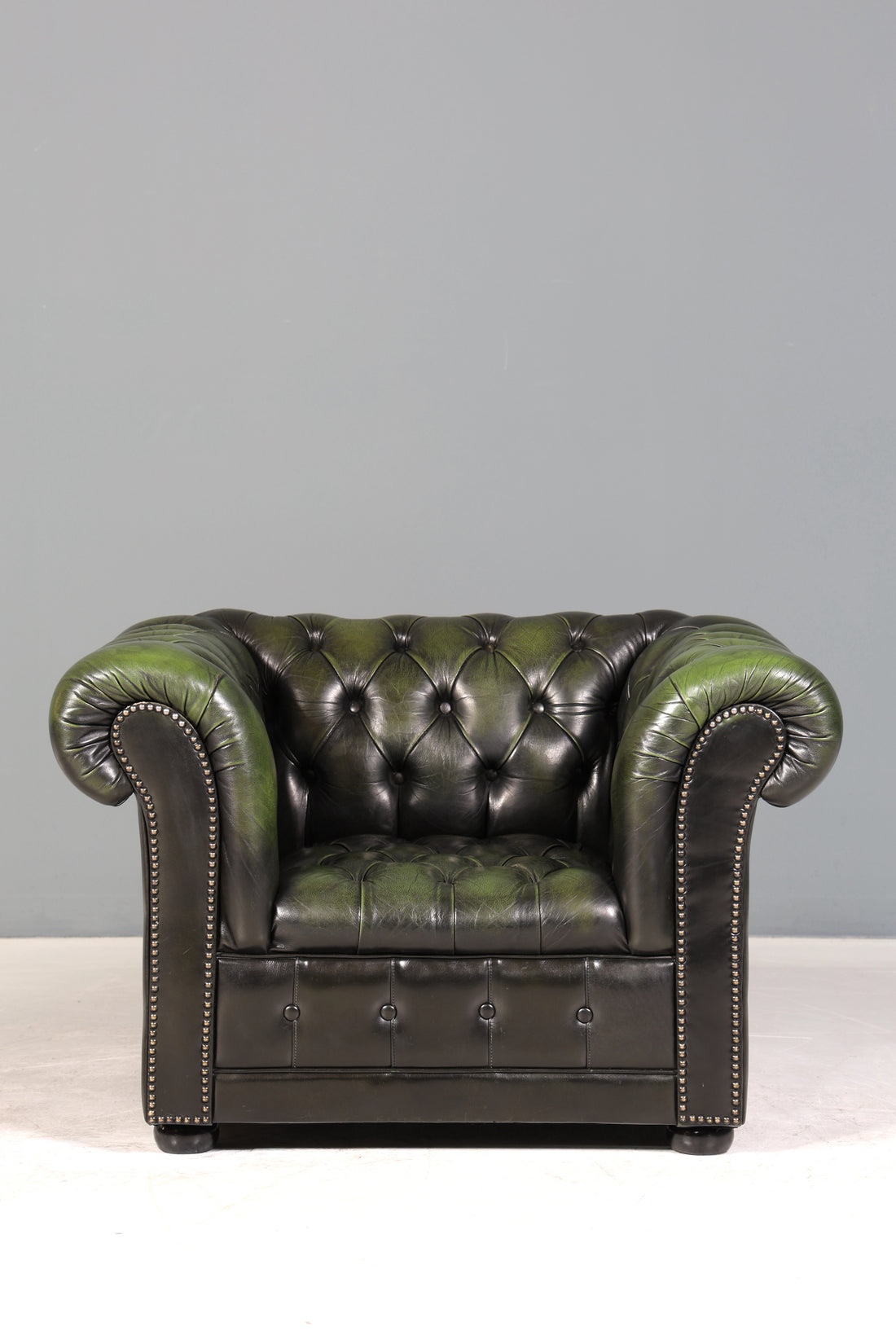 Stilvoller Original Chesterfield Sessel Englischer Armlehnsessel Englisch Herrensessel