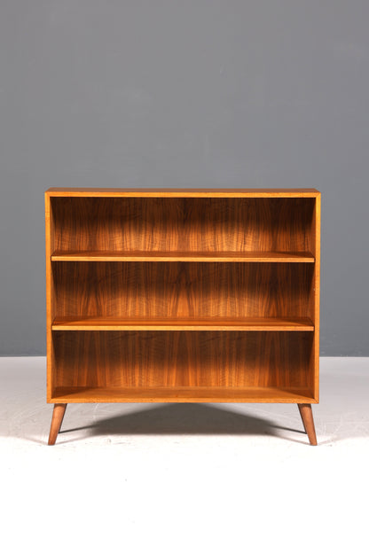 Wunderschönes Original Musterring Regal Vintage Bücherregal Mid Century 60er Jahre Holz Regal 1 von 2