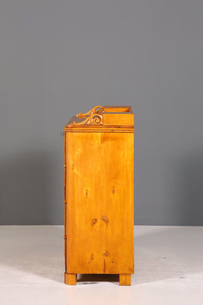Wunderschöne Original Biedermeier Kommode Antik um 1880 Schubladenkommode Vertiko