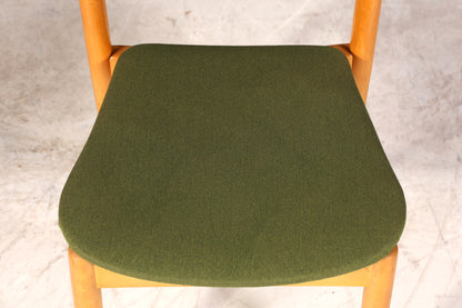 2x Schlichte Mid Century Stühle Retro Stuhlset Danish Design Küchenstühle Esszimmer Stühle