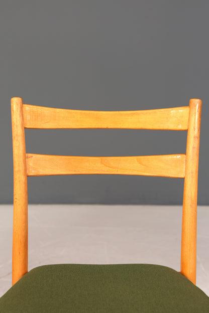 6x Schlichte Mid Century Stühle Retro Stuhlset Danish Design Küchenstühle Esszimmer Stühle