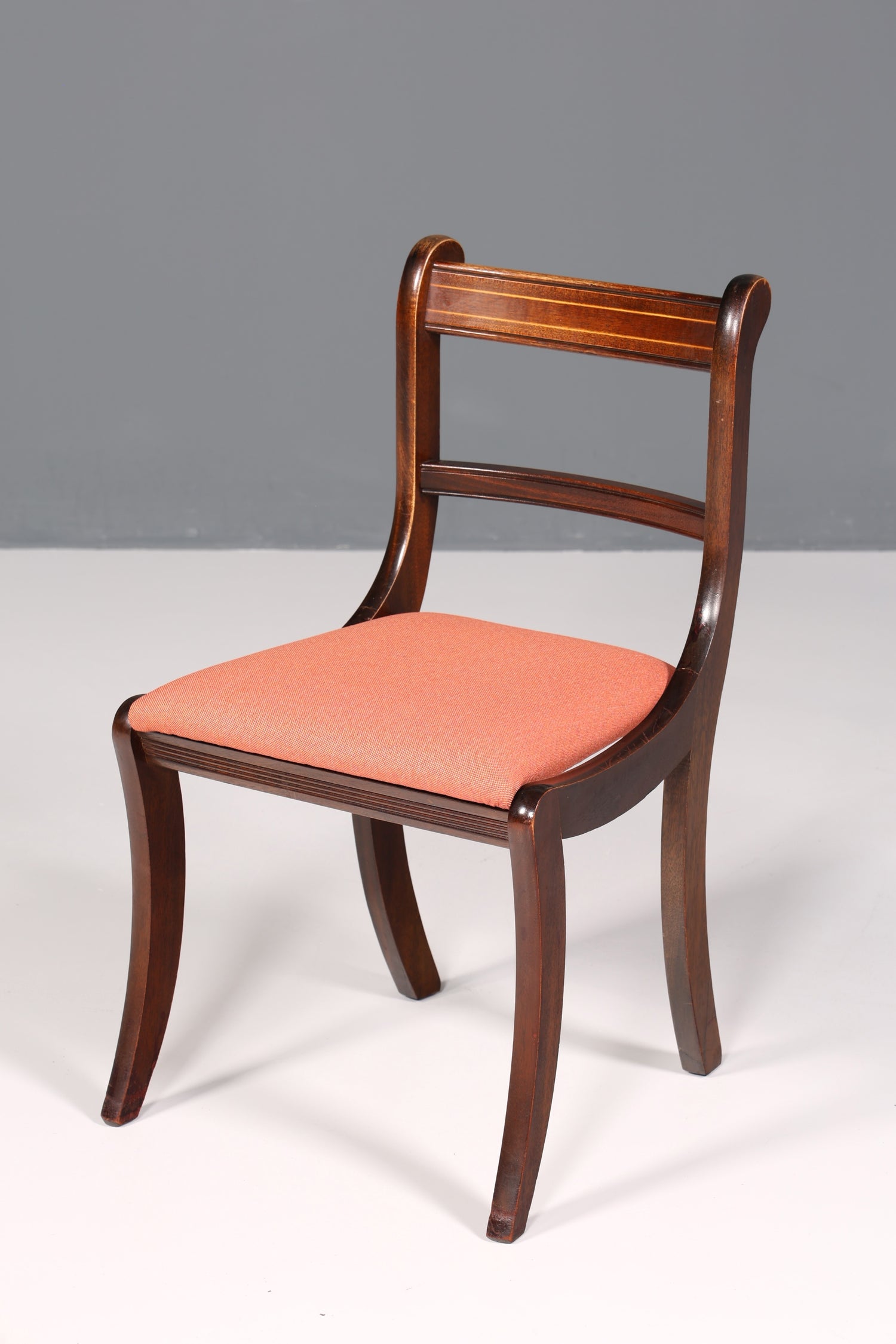 4x Edle Englische Stühle Englisch Dining Chairs  Mahagoni Küchenstühle Stuhlset