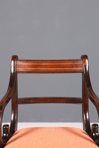 F181 Finish Wunderschöner Englischer Stuhl UK Küchenstuhl Antik Stil Sekretär Stuhl Polsterstuhl