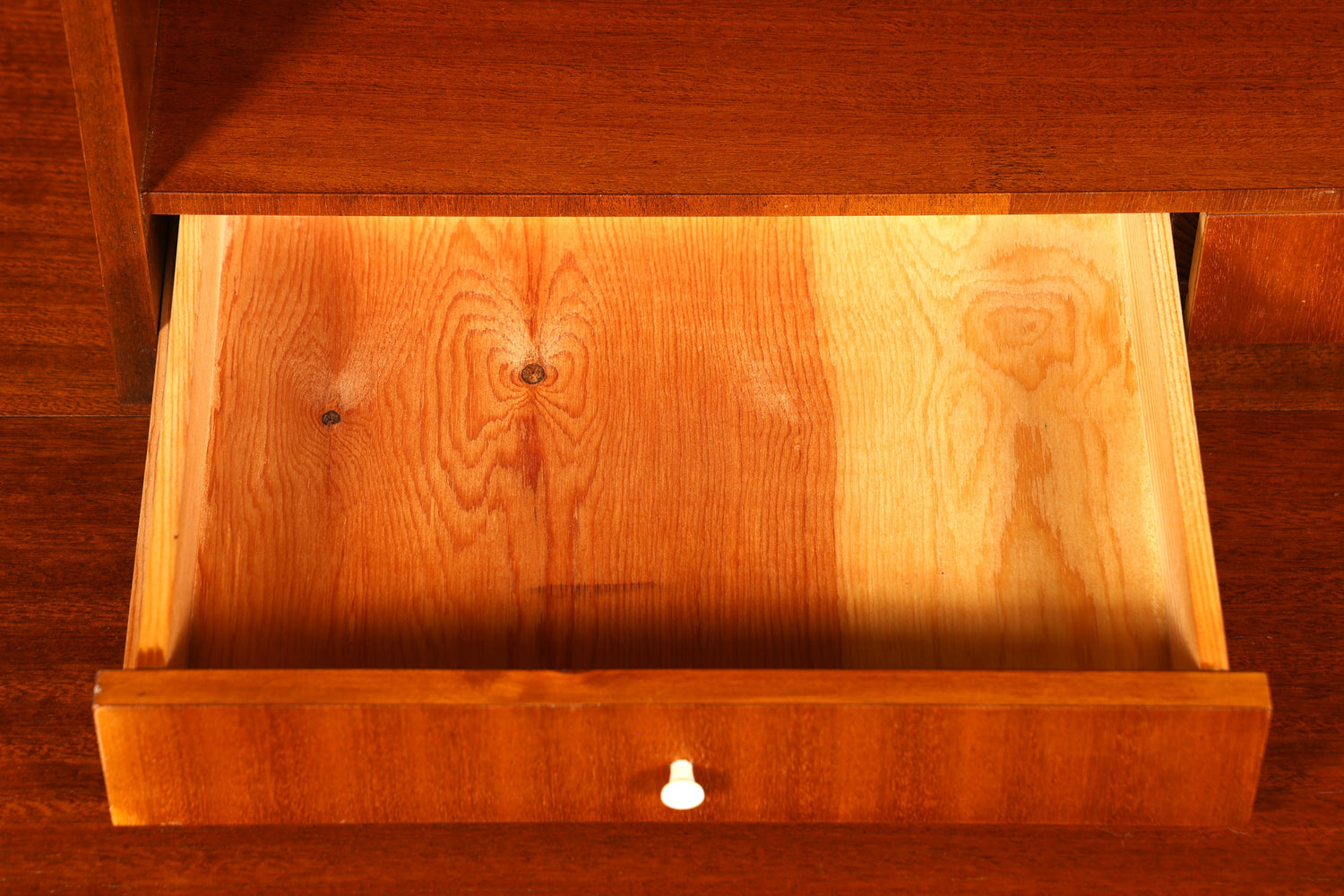 F184 Finish Wunderschöner Mid Century Schrank Bücherregal Vintage Sekretär Highboard Holz Regal