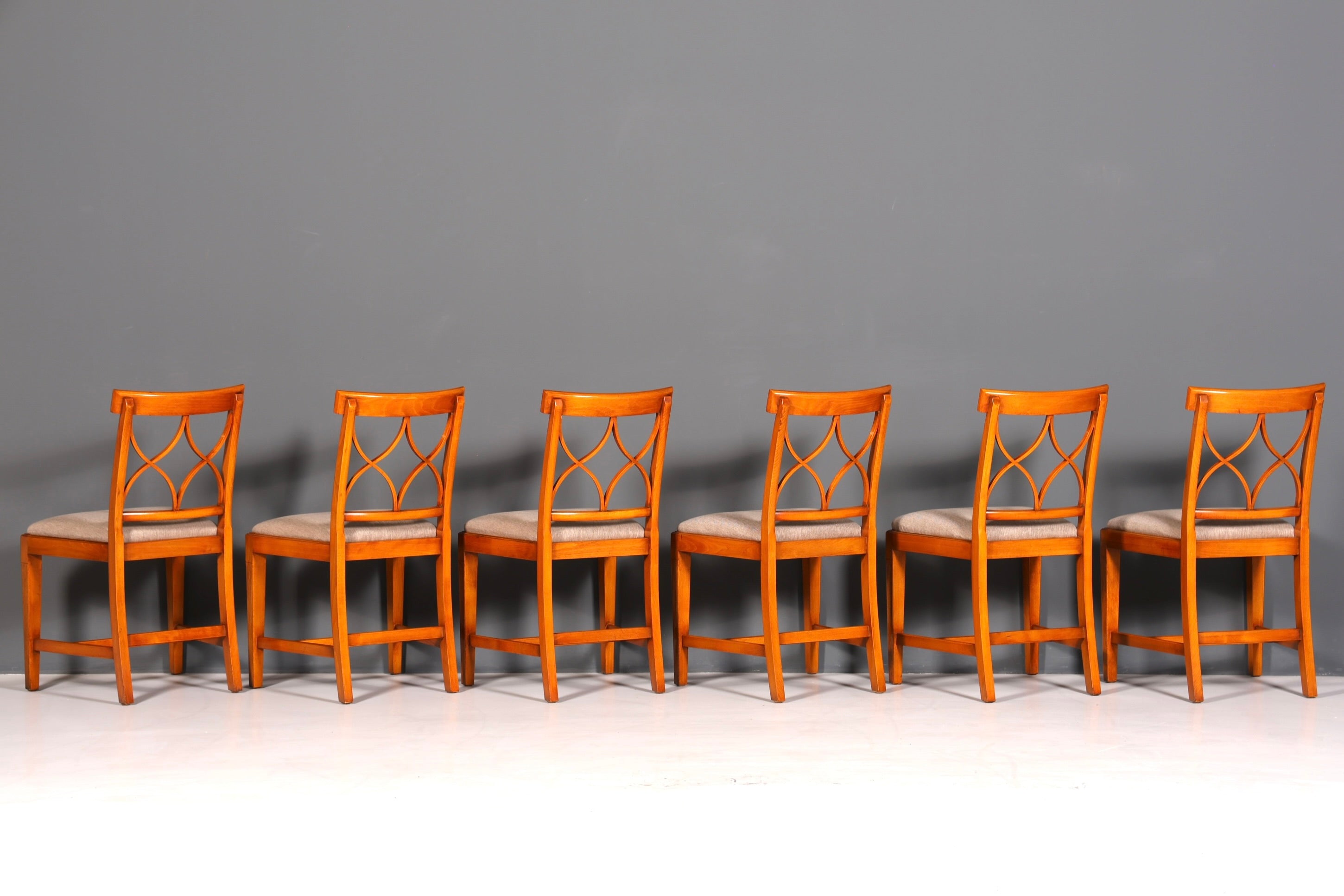 6x Edle Bevan Funell Stühle Englische Reprodux Dining Chairs Antik 60er Jahre Küchenstühle Stuhlset