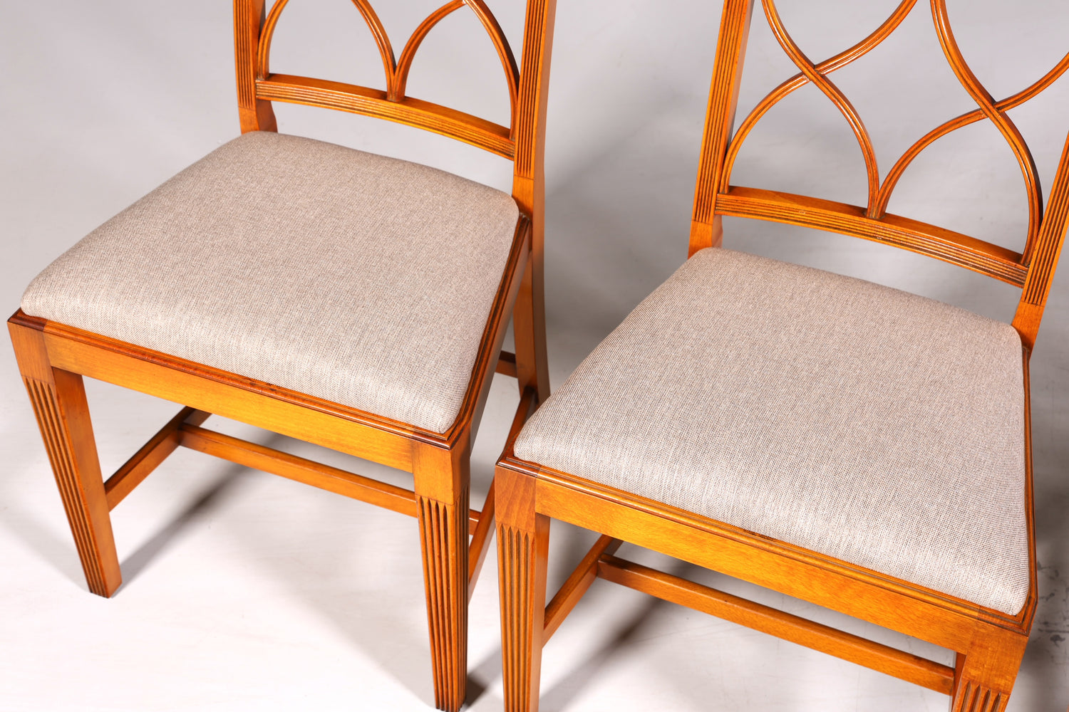 6x Edle Bevan Funell Stühle Englische Reprodux Dining Chairs Antik 60er Jahre Küchenstühle Stuhlset