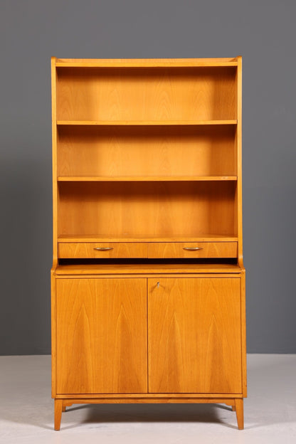 MID05| Wunderschöner Mid Century Regal Schrank Vintage Highboard Bücherregal Holz Kommode
