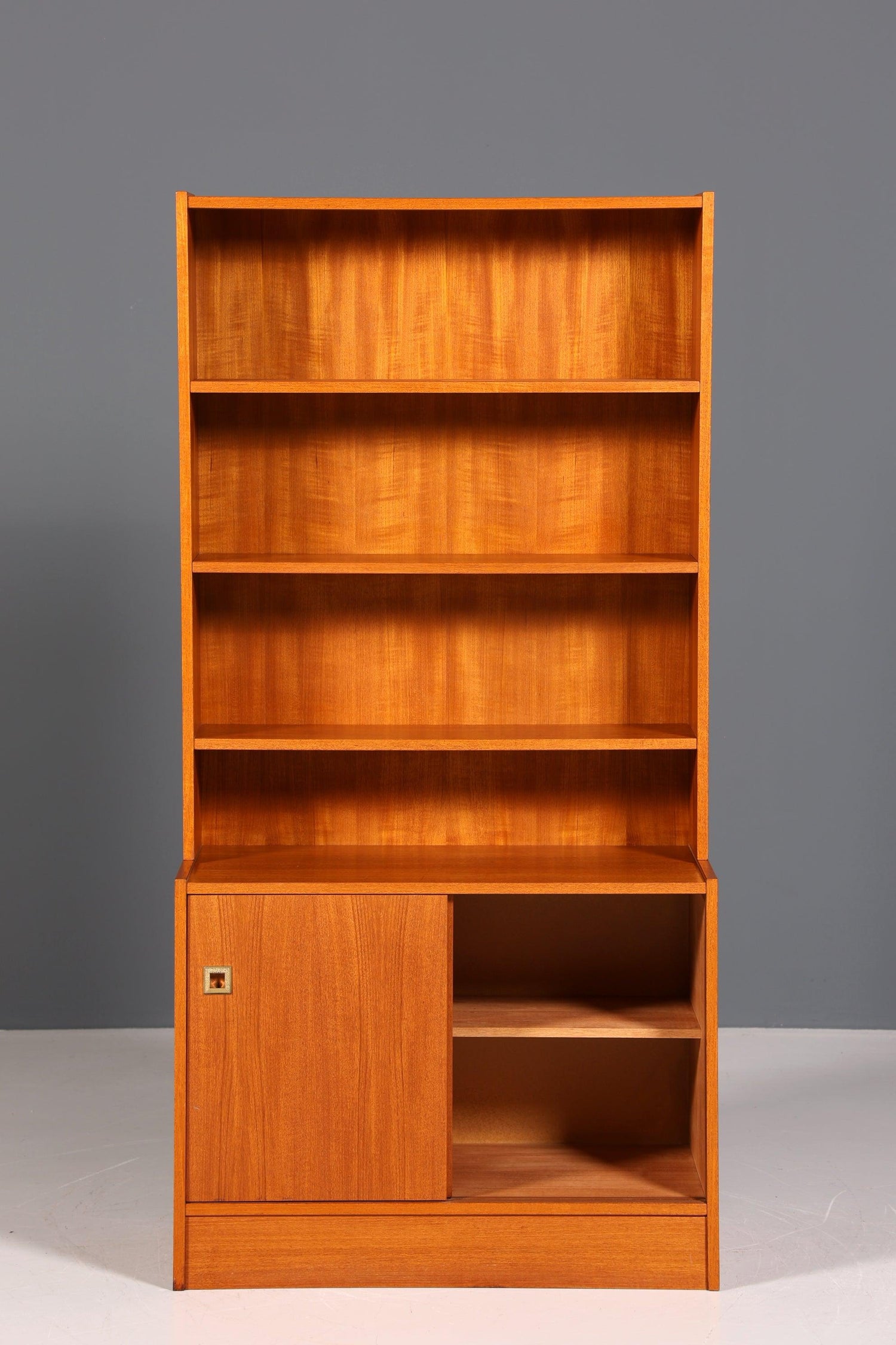 Traumhaftes Mid Century Regal Vintage Schrank Retro Bücherregal 60er Jahre Bookshelf