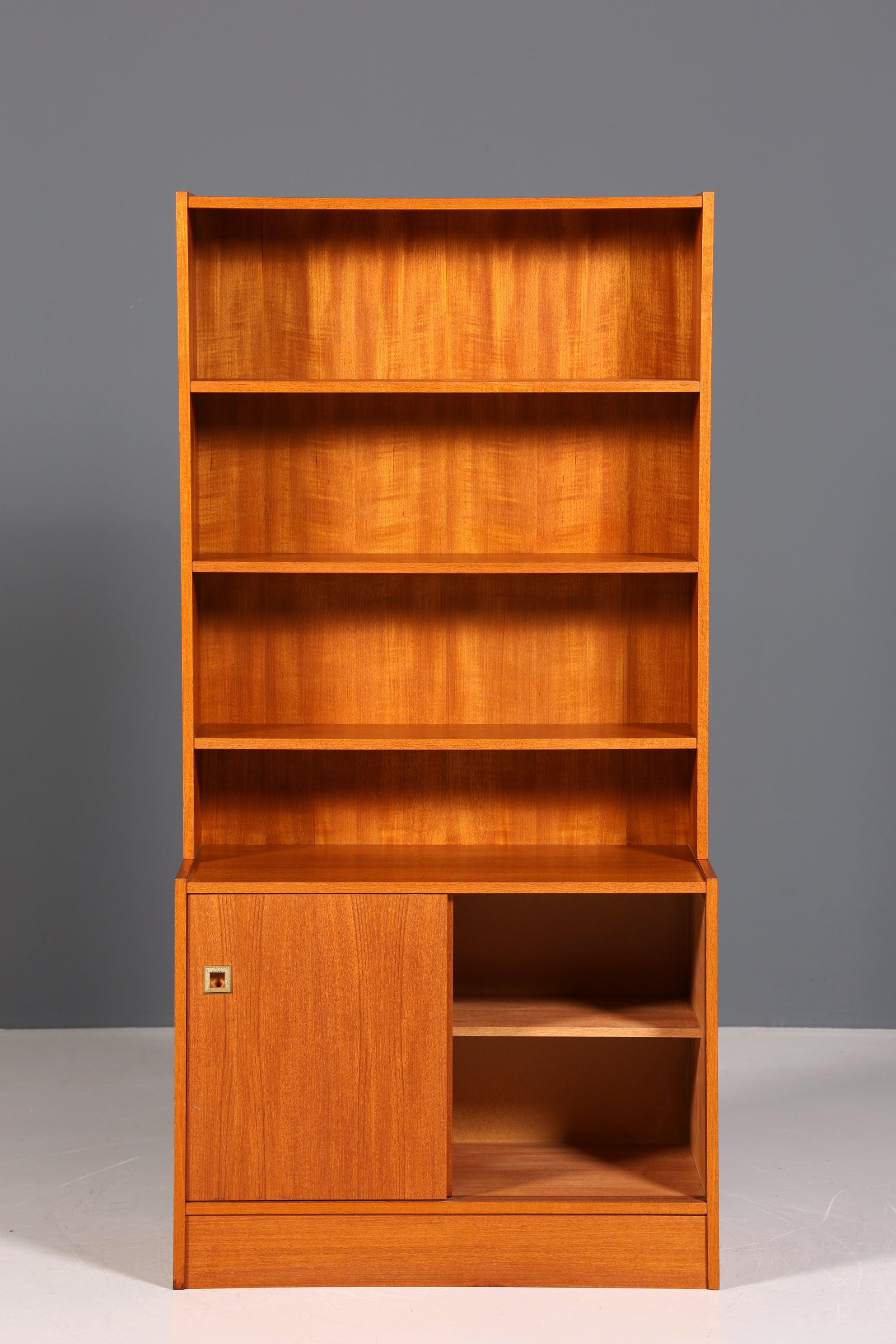 Traumhaftes Mid Century Regal Vintage Schrank Retro Bücherregal 60er Jahre Bookshelf