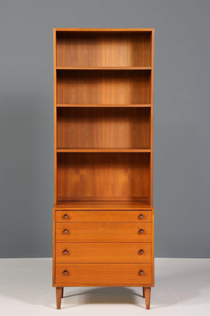 Traumhaftes Mid Century Regal Vintage Schrank Retro Vertiko Bücherregal Kommode 60er Jahre