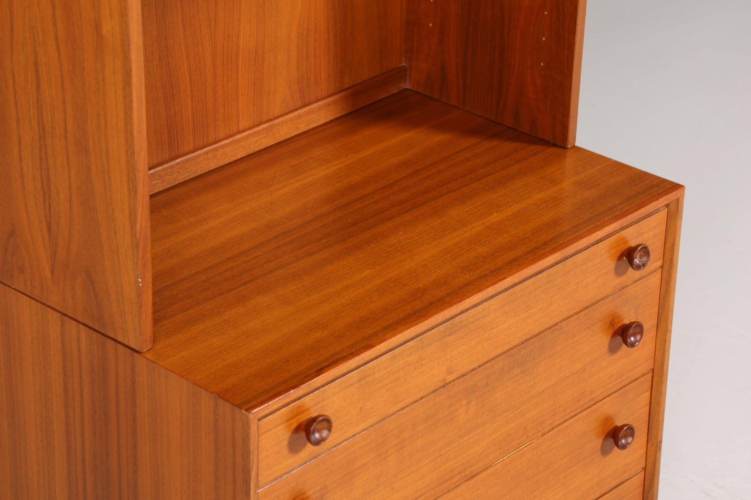 Traumhaftes Mid Century Regal Vintage Schrank Retro Vertiko Bücherregal Kommode 60er Jahre