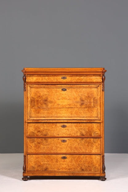 Wunderschöner Louis Philippe Sekretär um 1880 Gründerzeit Antik Schrank Chiffoniere