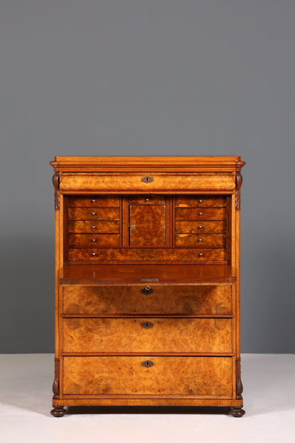 Wunderschöner Louis Philippe Sekretär um 1880 Gründerzeit Antik Schrank Chiffoniere