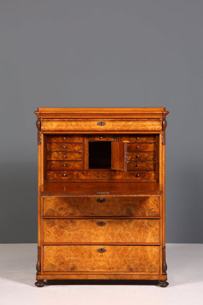 Wunderschöner Louis Philippe Sekretär um 1880 Gründerzeit Antik Schrank Chiffoniere