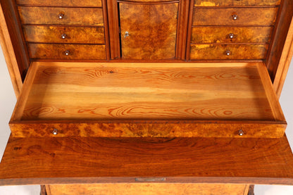 Wunderschöner Louis Philippe Sekretär um 1880 Gründerzeit Antik Schrank Chiffoniere