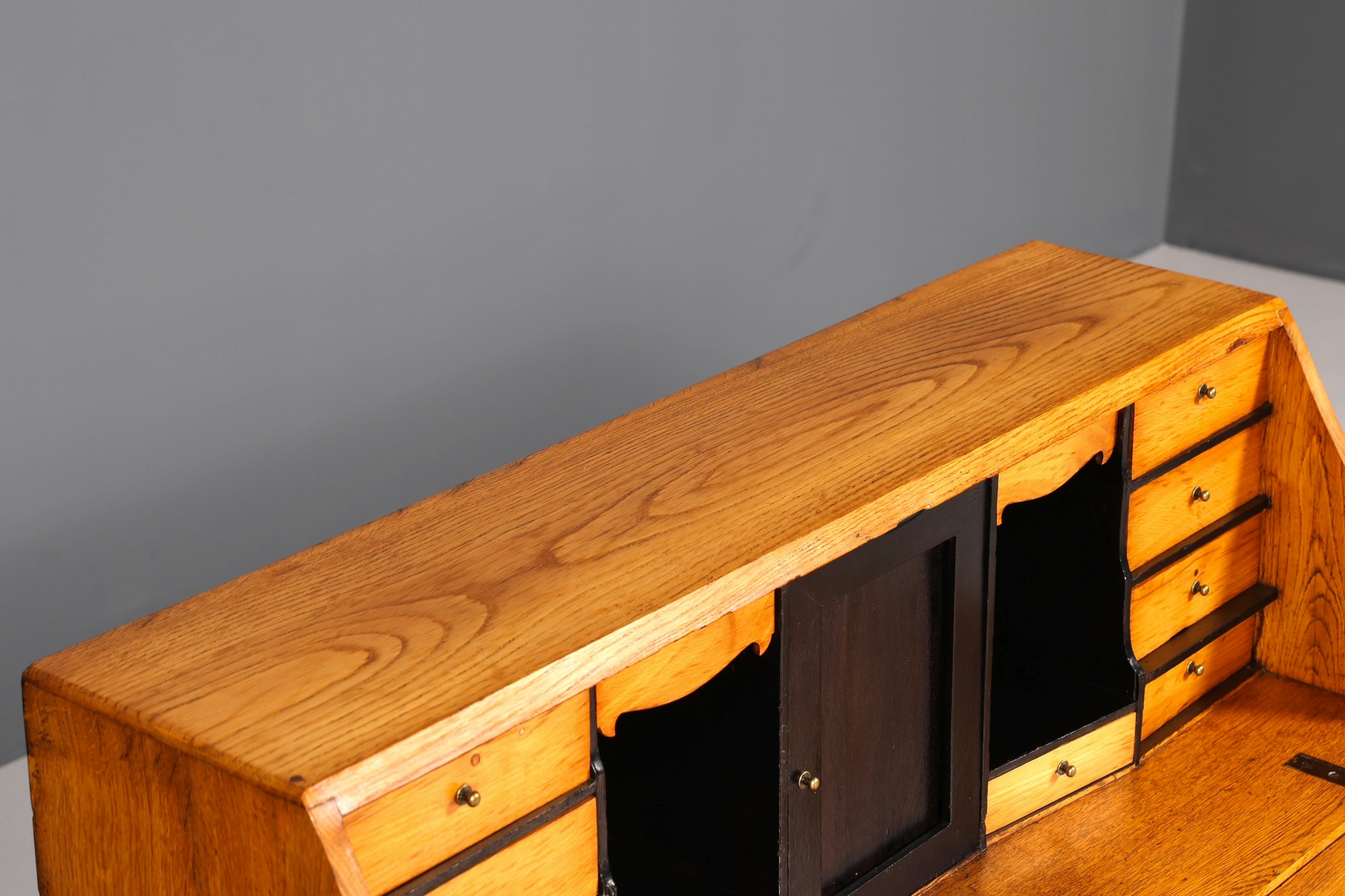 Original Barock Sekretär um 1800 Kommode Antik massiv Holz Schreibtisch Schreibkommode