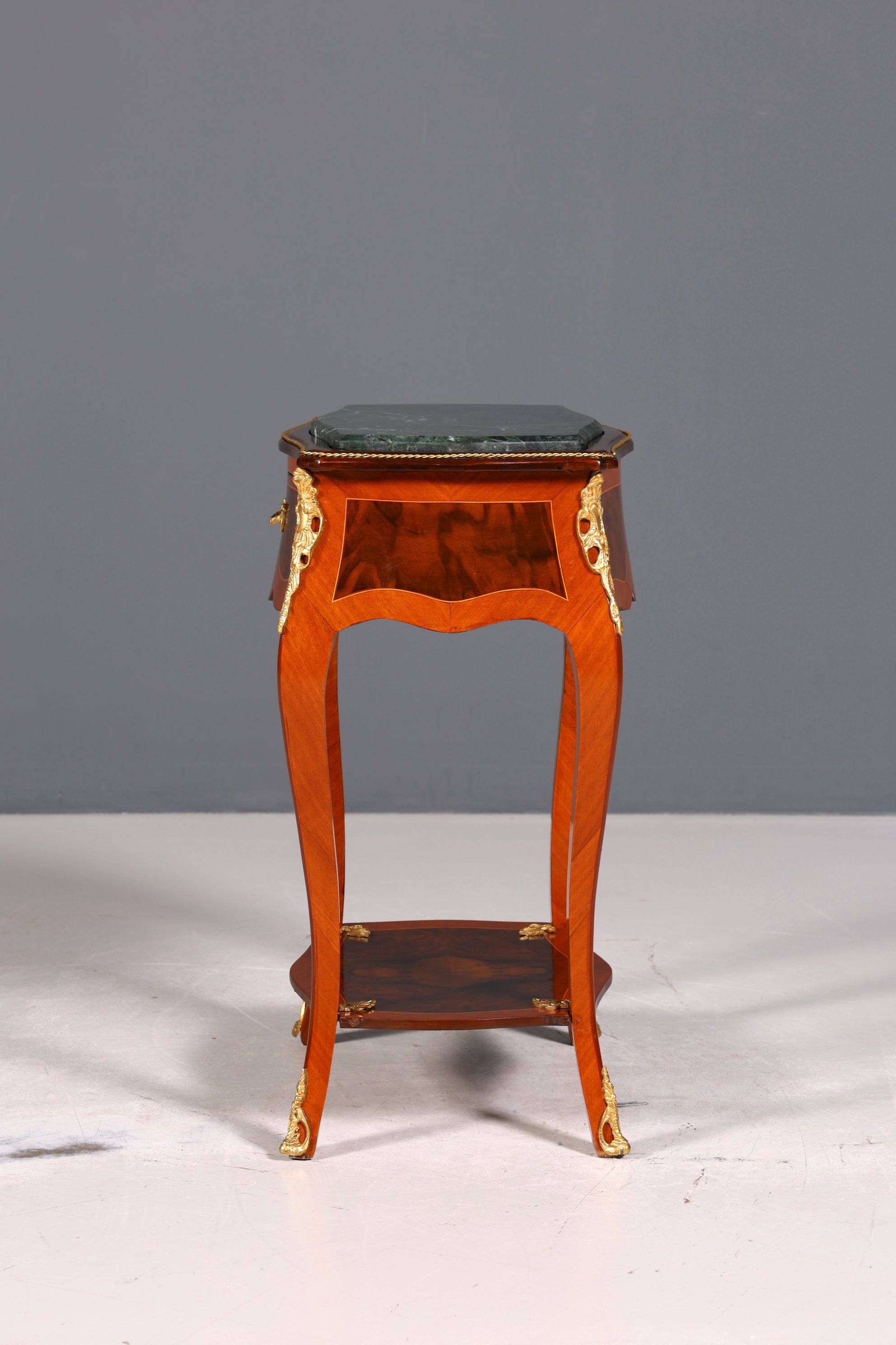 Beautiful Louis XV side table baroque style storage table marble chest of drawers telephone table