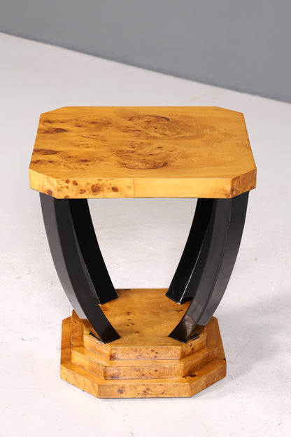 Elegant Art Deco design side table, antique style coffee table, storage table