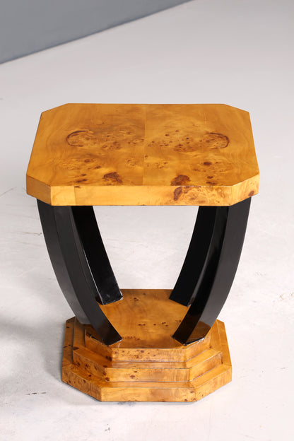 Elegant Art Deco design side table, antique style coffee table, storage table