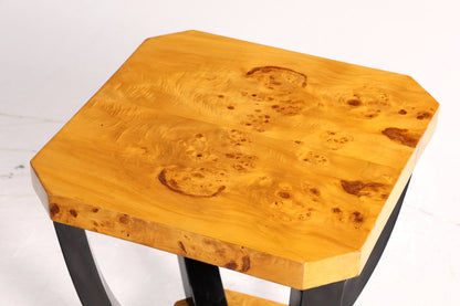 Elegant Art Deco design side table, antique style coffee table, storage table