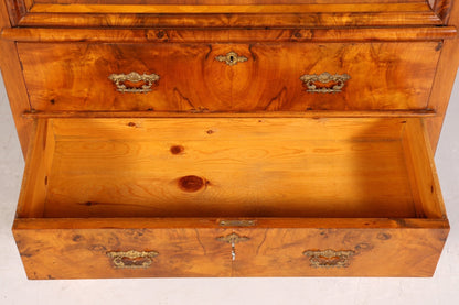 Wunderschöner Gründerzeit Sekretär Vertiko Highboard Louis Philippe Kommode um 1880