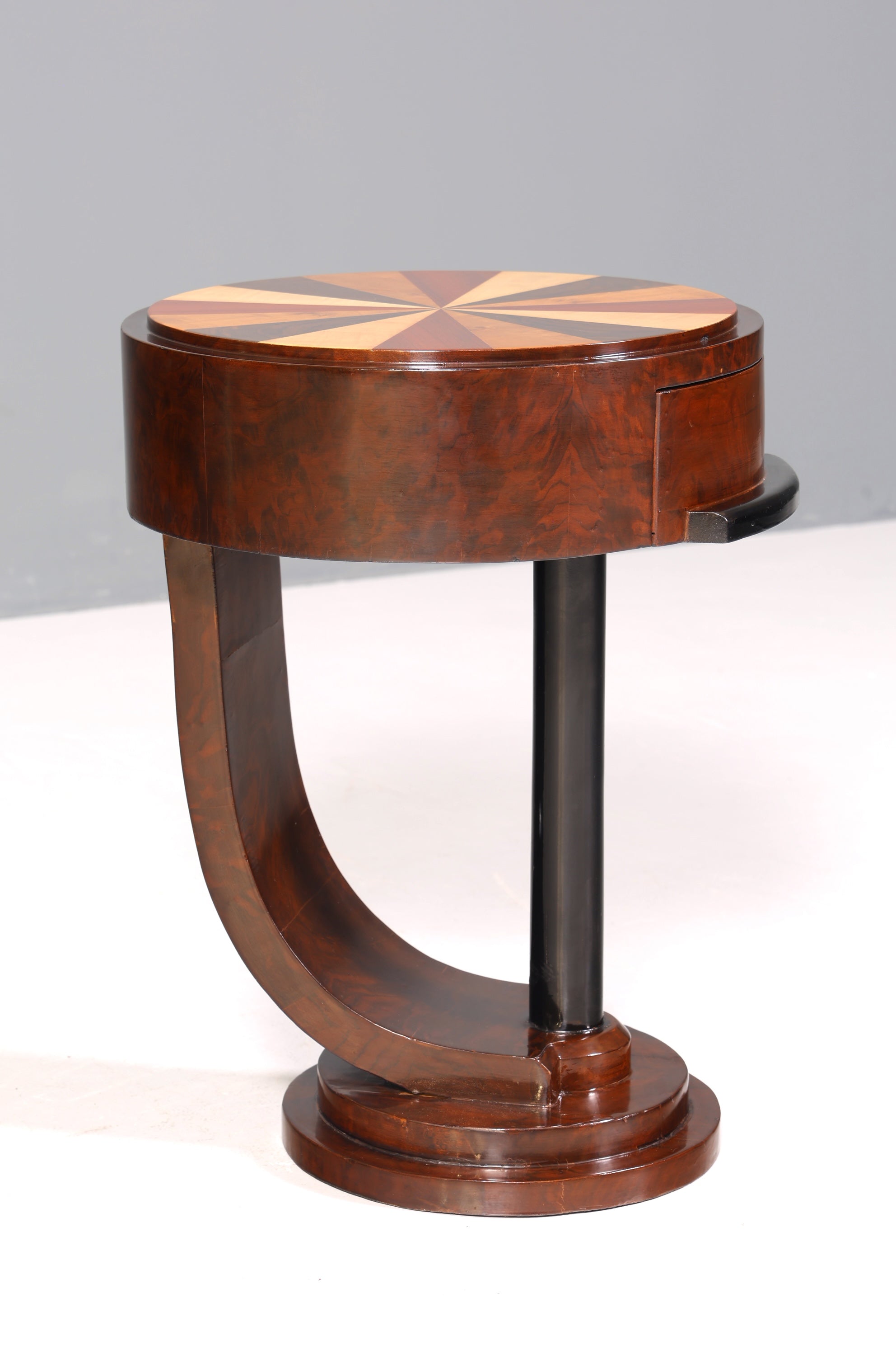 Wunderschöne Art Deco Stil Kommode Beistelltisch Nachtisch Ablagetisch bunt