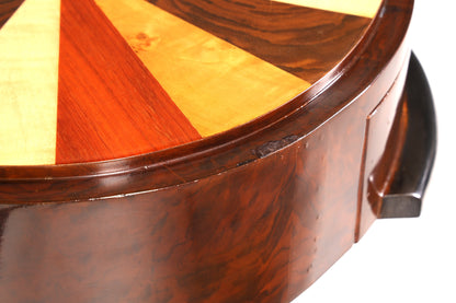 Wunderschöne Art Deco Stil Kommode Beistelltisch Nachtisch Ablagetisch bunt