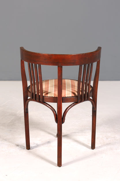 Wunderschöner Jugendstil Stuhl Bugholz Armlehnstuhl Thonet Stil Sekretär Stuhl Küchenstuhl