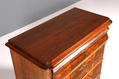 Stilvolle Louis Philippe Kommode Gründerzeit Vertiko Schubladen Kommode um 1880
