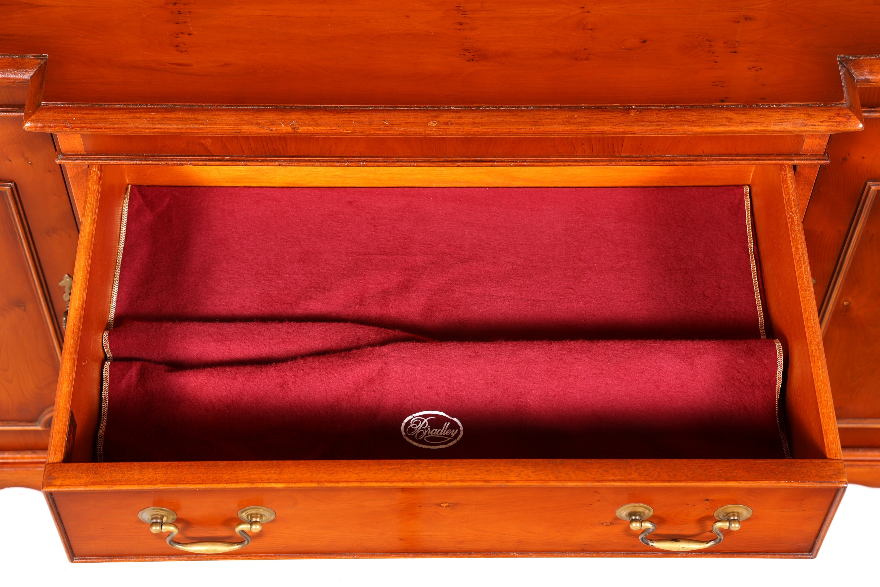 Wunderschöne Englische Vitrine Bücherschrank Buffet Antik Stil Englisch Eibe Glasvitrine Bibliothek