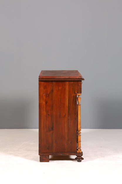 Stilvolle Gründerzeit Kommode Jugendstil Antik Sideboard Schubladenkommode Wäschekommode