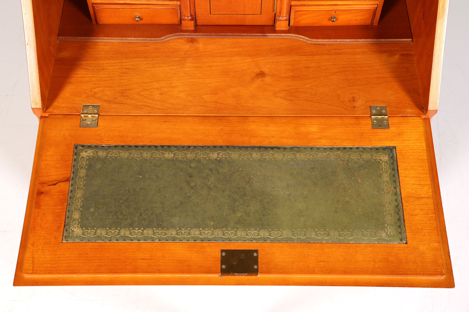 F221 Finish cm Wunderschöner Englischer Sekretär Eibe Schreibkommode Antik Stil Kommode UK Schreibtisch