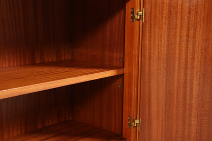 F222 Finish cm Schlichter Mid Century Sekretär Vintage Schreibmöbel echt Holz Kommode Office Secretary