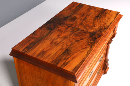 F227 Finish cm Wunderschöne Gründerzeit Kommode Jugendstil Antik Sideboard Schubladenkommode Wäschekommode