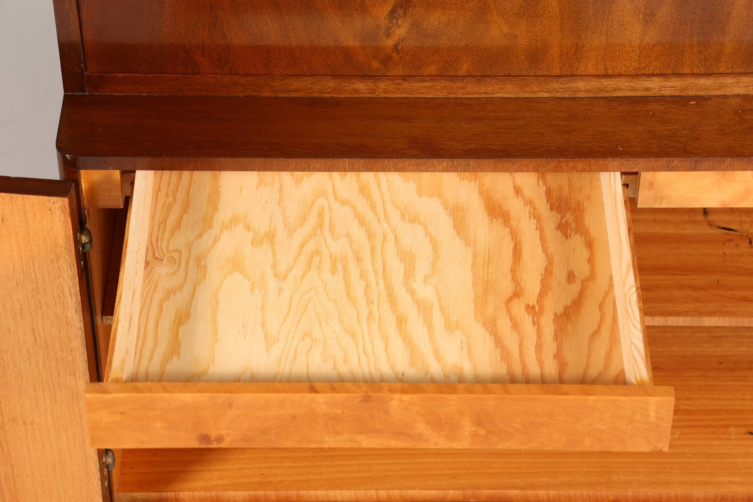 Traumhafter Mid Century Schrank Retro Bücherregal Vintage Barschrank Regal Sekretär 60er Jahre