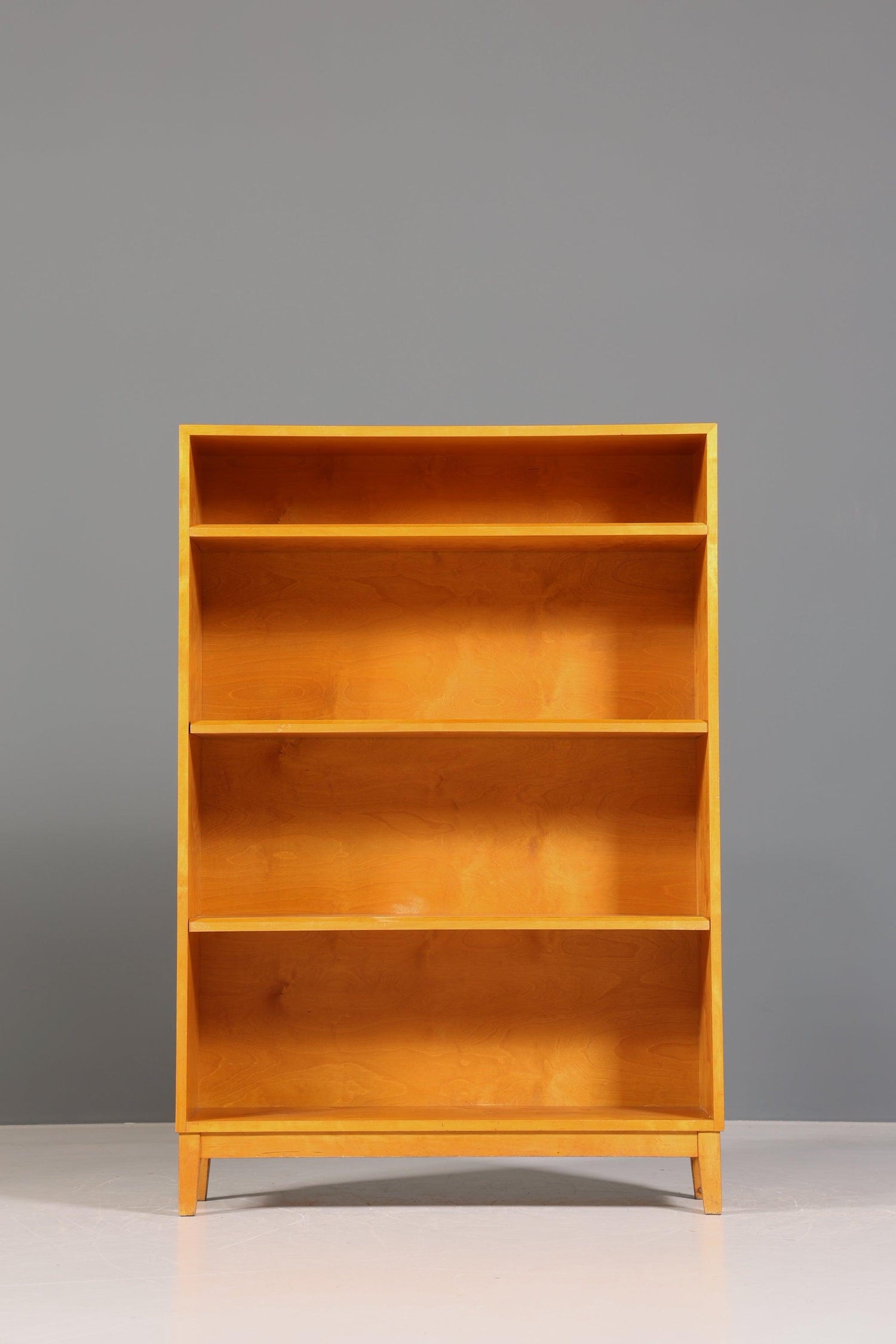 Traumhaftes Mid Century Regal Vintage Bücherregal Retro Schrank 60er Jahre Buchablage Birke