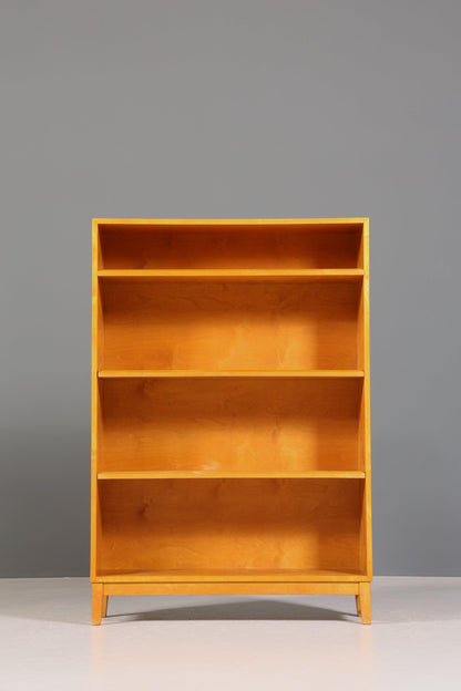 Traumhaftes Mid Century Regal Vintage Bücherregal Retro Schrank 60er Jahre Buchablage Birke