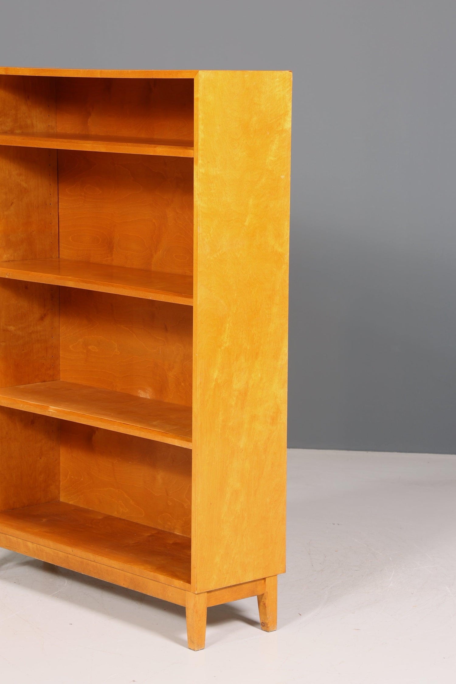 Traumhaftes Mid Century Regal Vintage Bücherregal Retro Schrank 60er Jahre Buchablage Birke