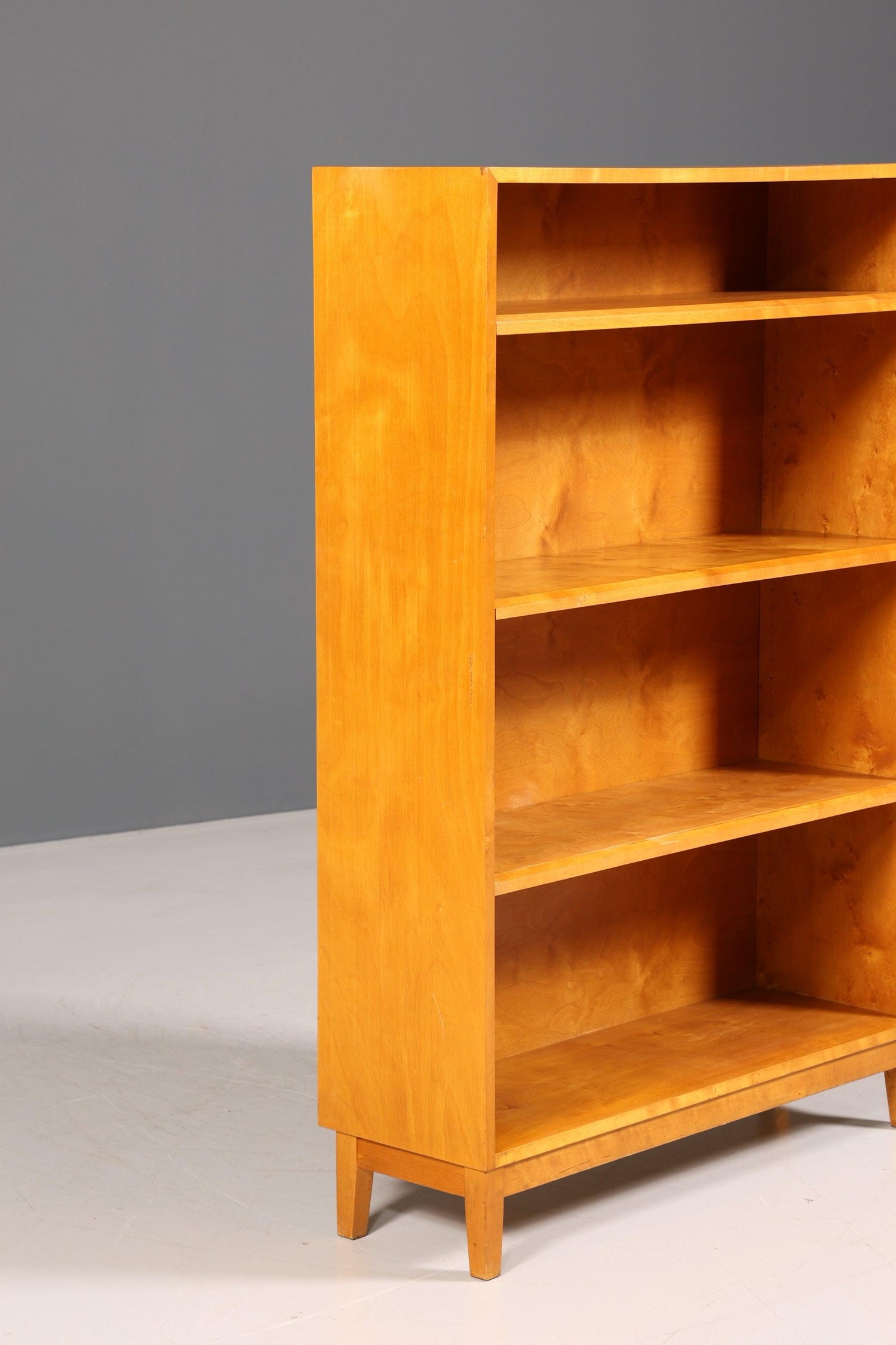 Traumhaftes Mid Century Regal Vintage Bücherregal Retro Schrank 60er Jahre Buchablage Birke