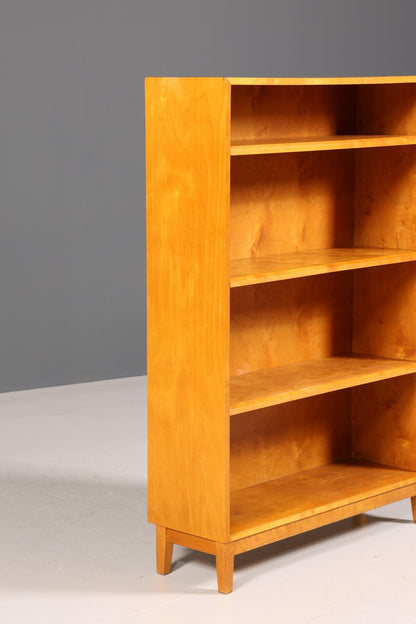 Traumhaftes Mid Century Regal Vintage Bücherregal Retro Schrank 60er Jahre Buchablage Birke