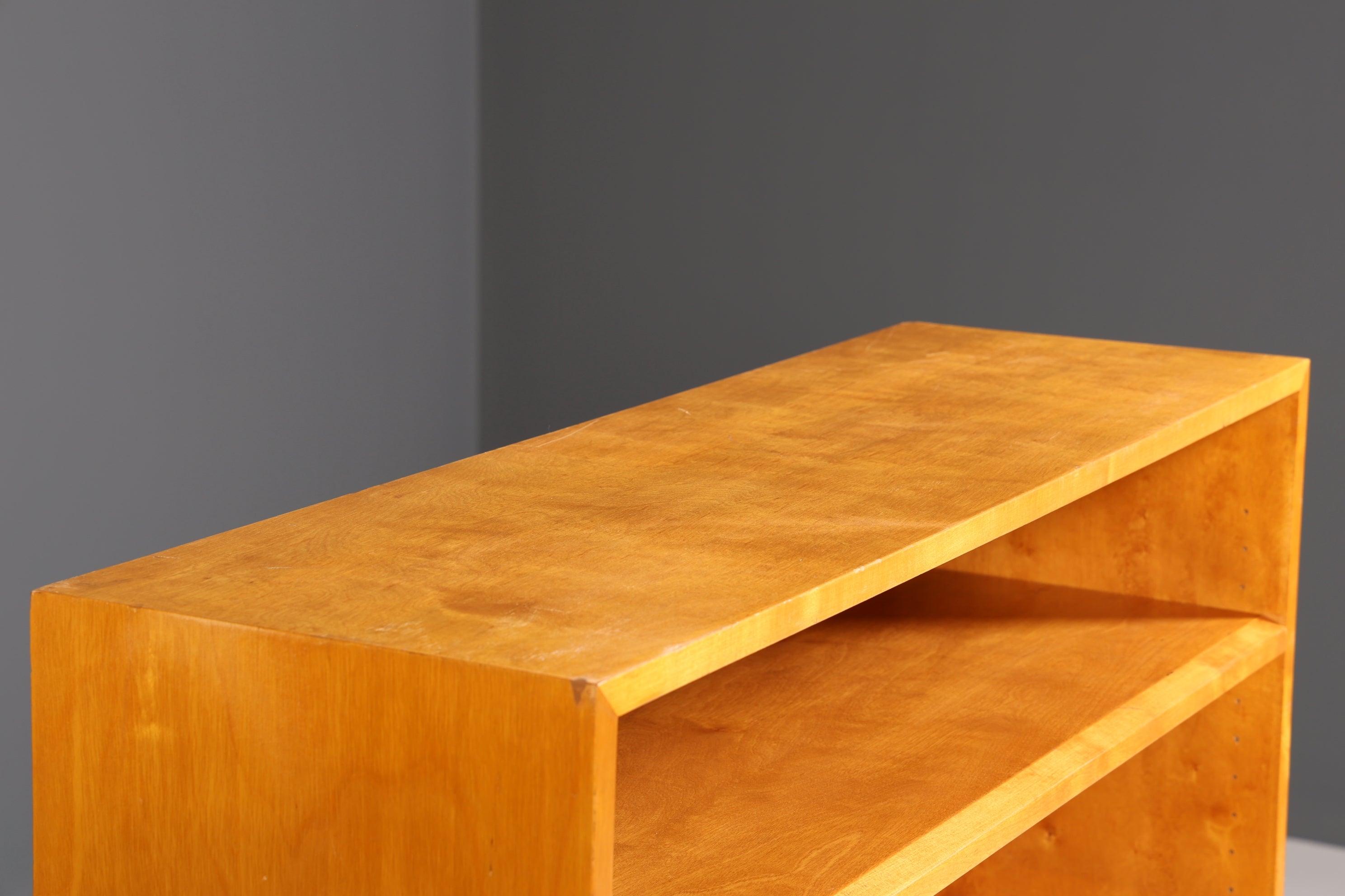 Traumhaftes Mid Century Regal Vintage Bücherregal Retro Schrank 60er Jahre Buchablage Birke