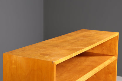Traumhaftes Mid Century Regal Vintage Bücherregal Retro Schrank 60er Jahre Buchablage Birke